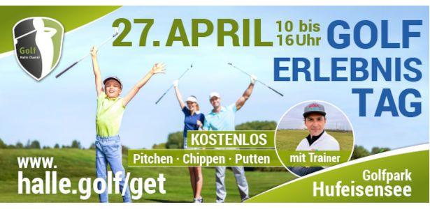 Ankündigung Golferlebnistag am Hufeisensee